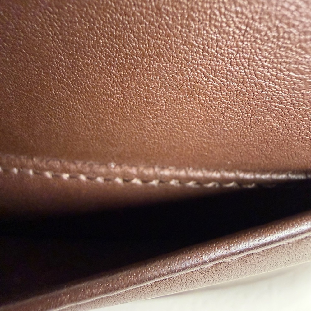 Coach Tango Flap Dark Brown Leather Crossbody Bag Hangtag Silver Hardware 1998 - Picture 10 of 16